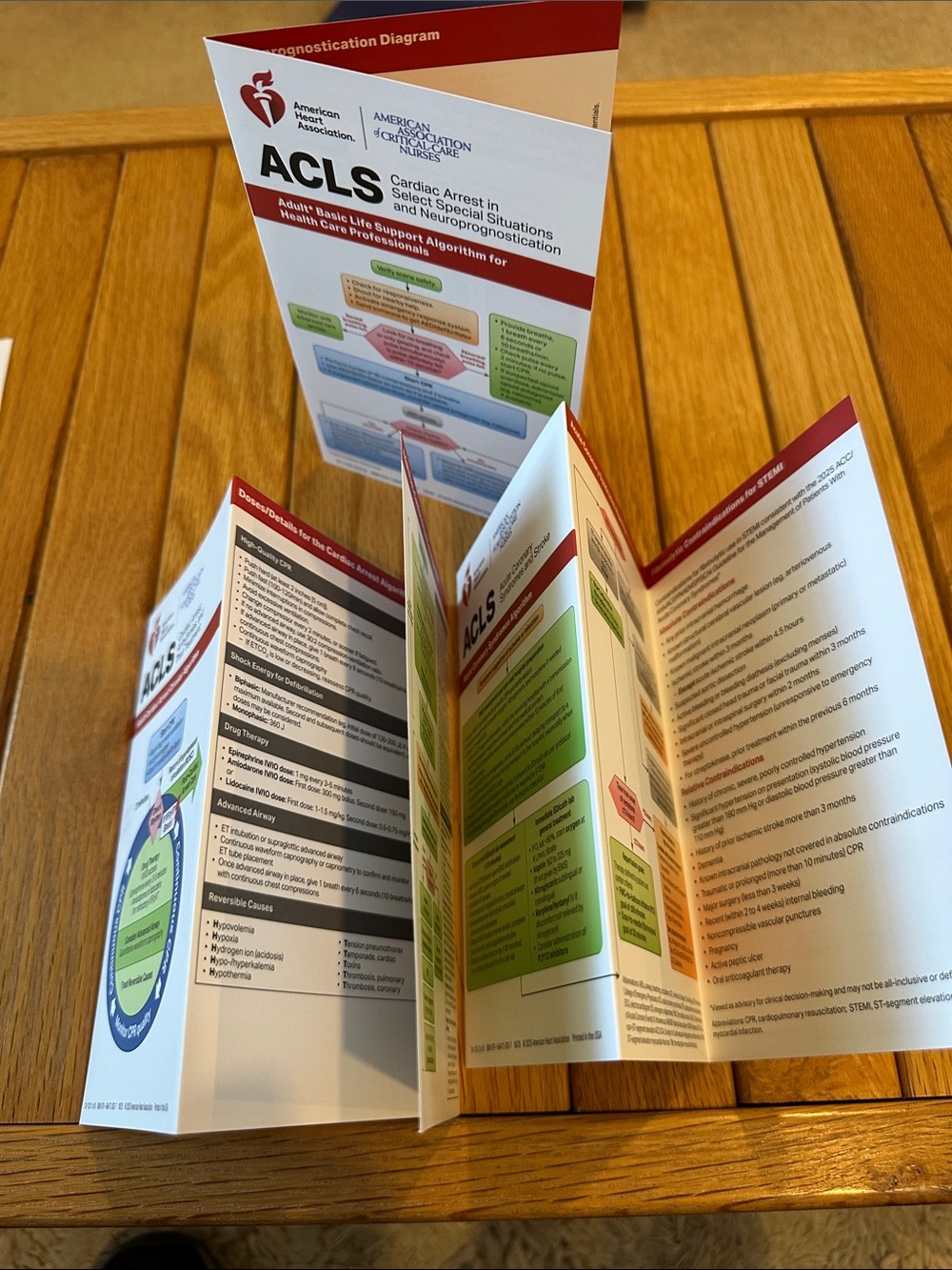 2025 ACLS Cardiac Arrest Algorithm Quick Reference Cards - Picture 2 of 2